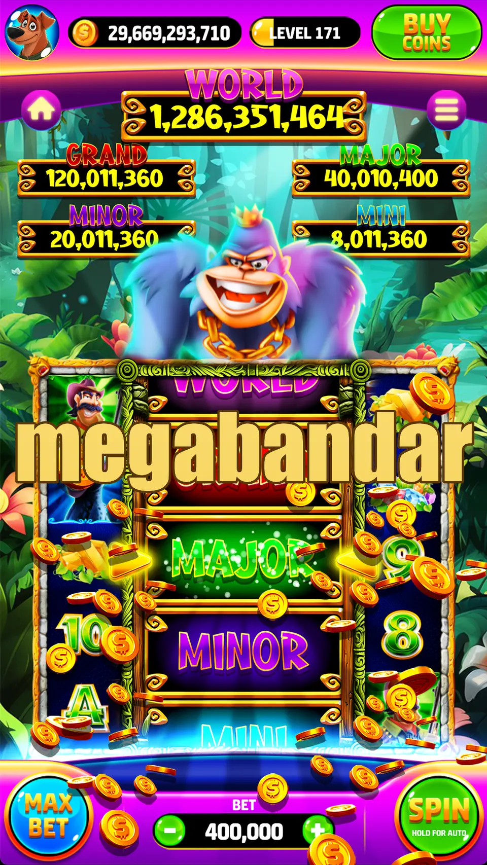megabandar Masuk